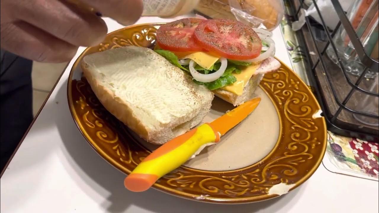 How to make ham sandwich YouTube