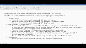 Proposition 47 Tutorial