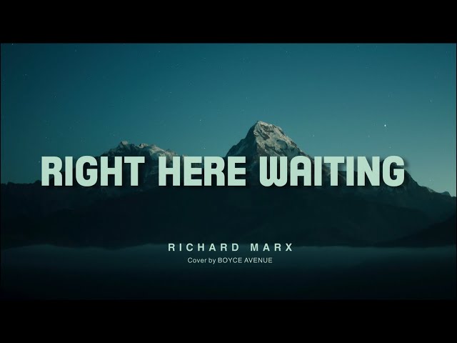 Right Here Waiting - Richard Marx (Lirik cover) class=