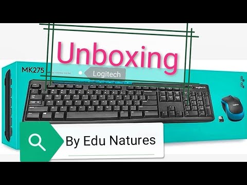 Unboxing Logitech Mk275 Wireless Keyboard and Mouse by Edu Natures