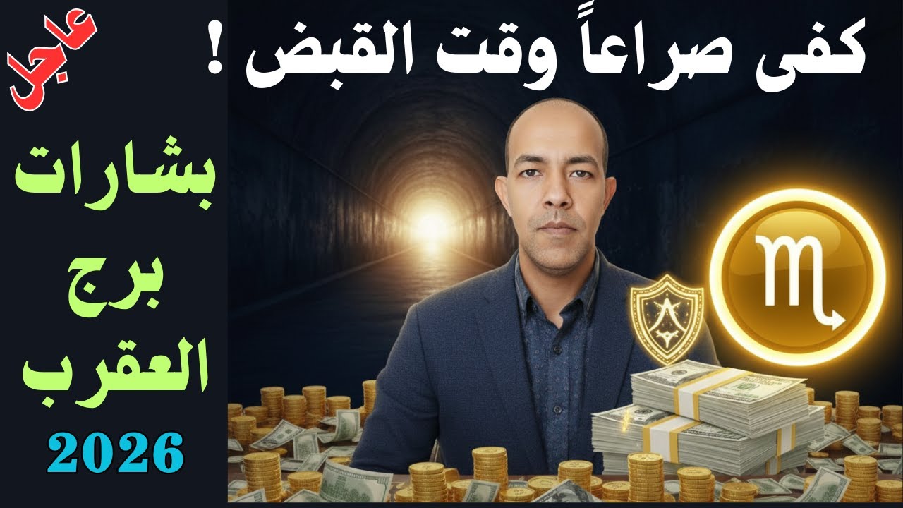 زلزال العقرب 2026 ♏ 7 بشارات كونية تنهي المعاناة وتفتح خزائن الرزق! (كلام لأول مرة ستسمعه)