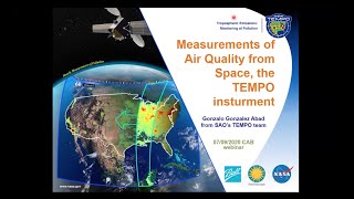 Measurements of Air Quality from Space, the TEMPO instrument.  |SEMINARIO 10-07-2020| screenshot 4