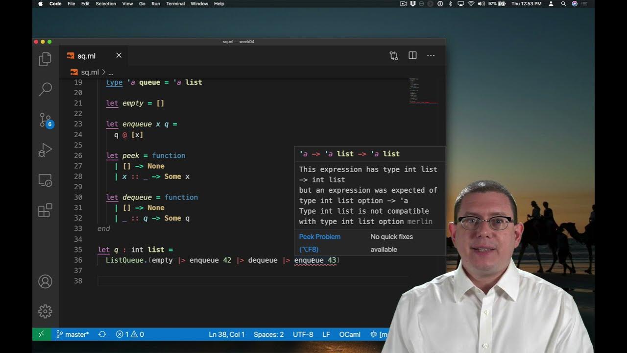 Exceptions vs Options and More Application Operators OCaml