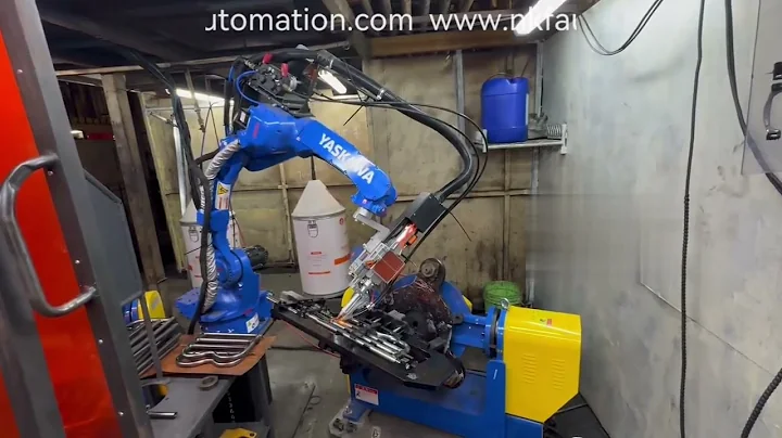 🚀👏Application case of Yaskawa robot synchronize with double-axis P type positioner👏🦾