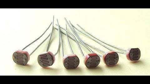 Arduino Фоторезистор GL5549 Описание