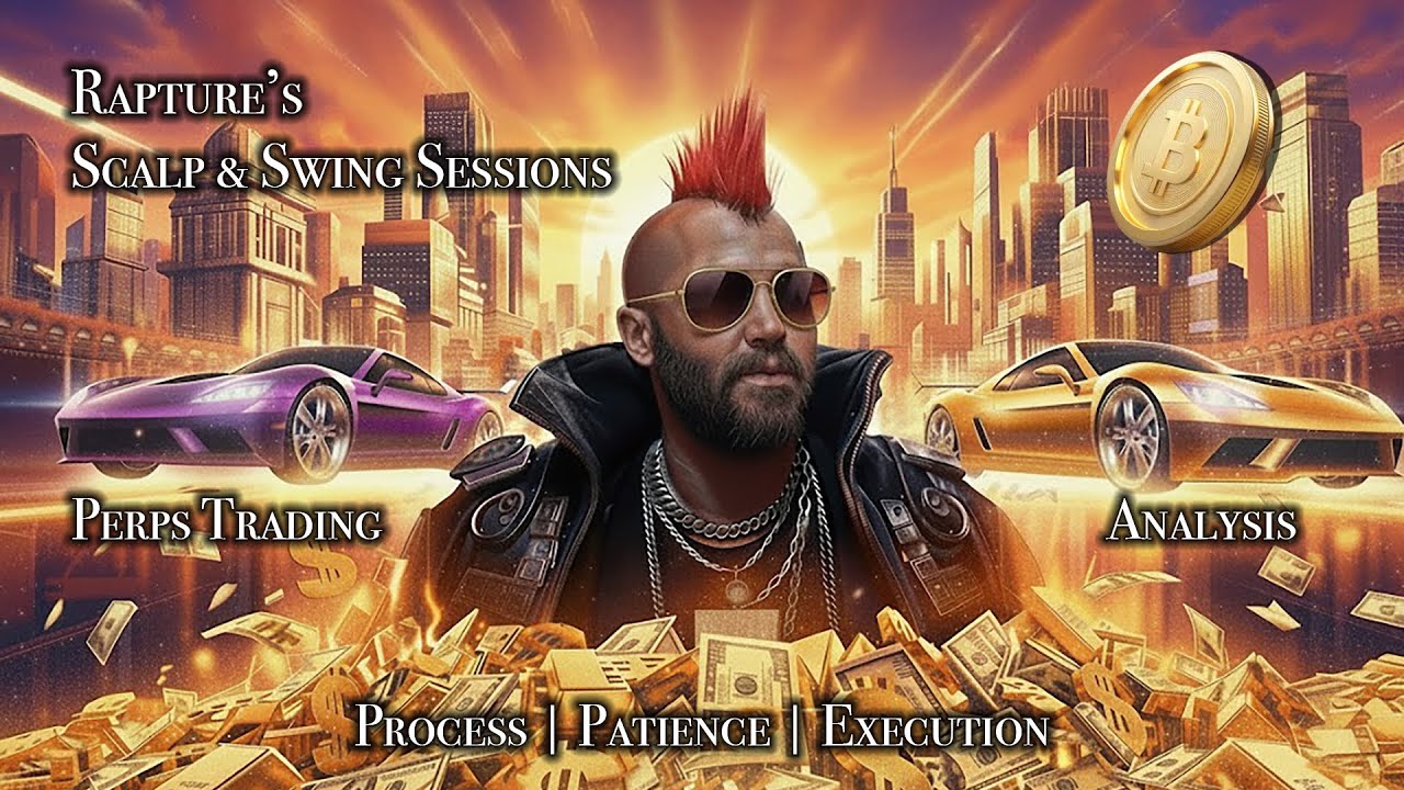 Rapture’s Scalp & Swing Sessions #4: Live Perps Trading & Analysis ( $BTC $ETH $SOL )