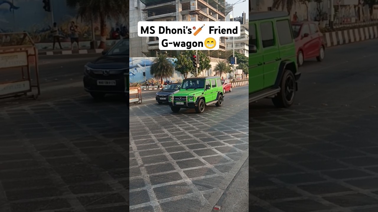 MS Dhoni's🏏 Friend G-wagon😁