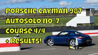 Autosolo no. 7 in my PORSCHE Cayman - finally 3x CLEAN runs!