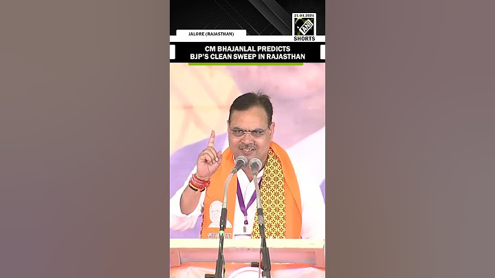 BJP will repeat clean sweep in Rajasthan: CM Bhajanlal Sharma on Lok Sabha polls