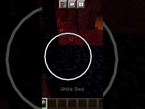 I lit a nether portal with a bed