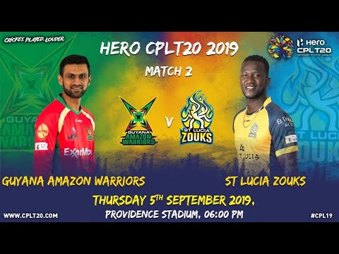 Extended Match Highlights | Guyana Amazon Warriors v St Lucia Zouks #CPL19 #CricketPlayedLouder