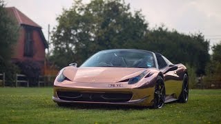 This wrap is of yianni from yiannimize 's ferrari 458 spider getting
wrapped in a unique chrome rose gold, hasn't been done on whole car
the uk up ...