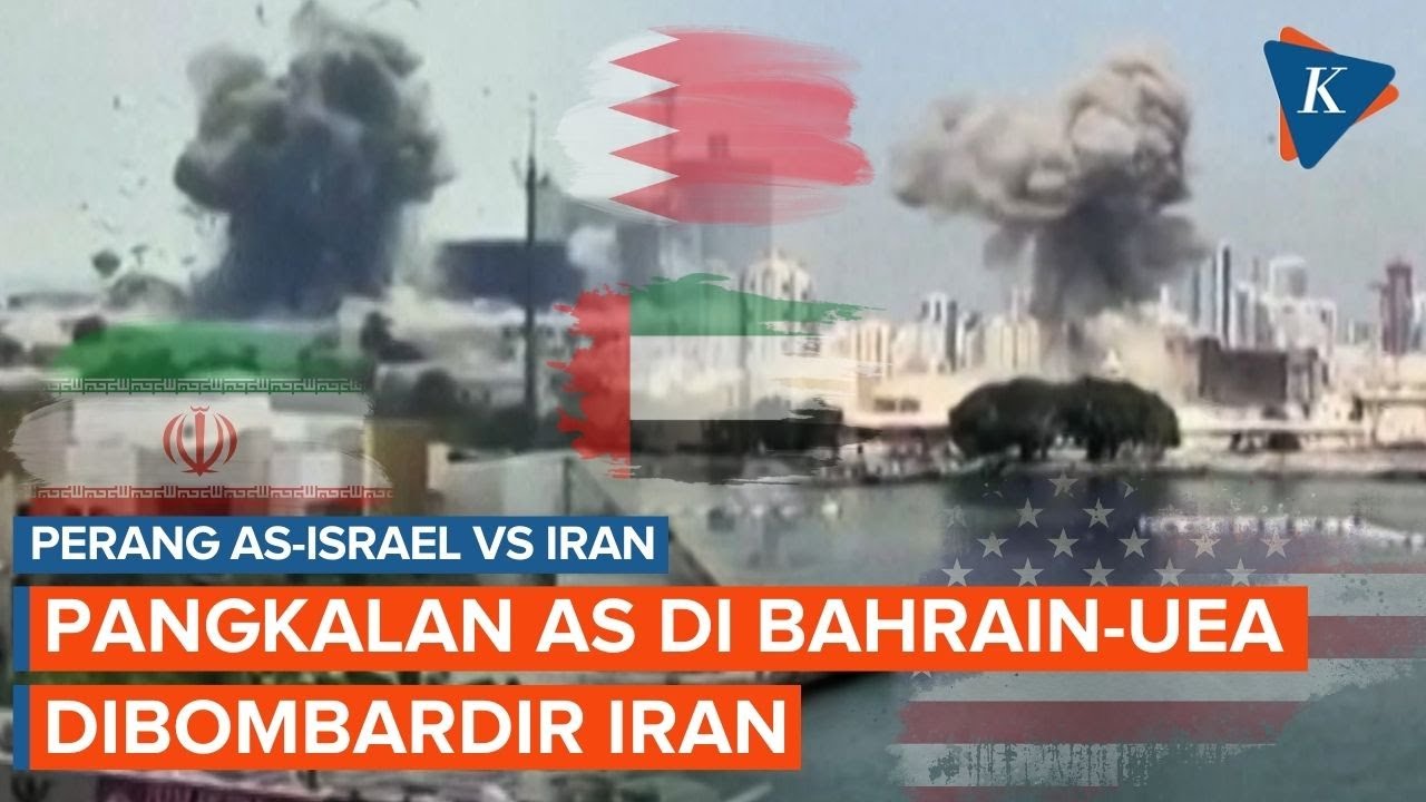 Iran Bom Pangkalan AS di Timur Tengah: Bahrain, Doha, Kuwait dan UEA Membara!