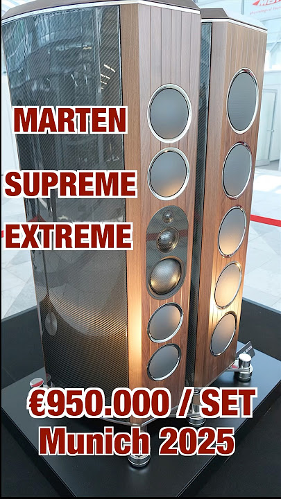 MARTEN SUPREME EXTREME Speakers. HIGH-END MUNICH 2025. 🔥🔊 #highend #hifi #hifishow