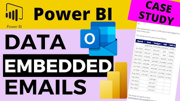 How to EMBED a Power BI Report DATA Directly Into An Alert Driven EMAIL Using Power Automate