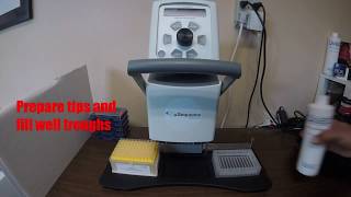 Pipetting DMSO with the Sequence BioTech 96 Channel Pipettor