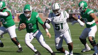 North Texas vs Charlotte - NCAA Football 10/10/26 Full Game Highlights (College Football 27 Sim)