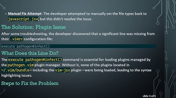 Fixing Vim Syntax Highlighting for JSX Files