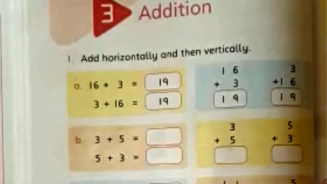 Class 1 Math (Video 6 "2d Addition") - YouTube