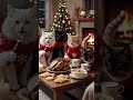 cat celebrate a new year
