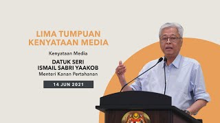 5 perkara penting kenyataan media harian PKP - 14 Jun 2021