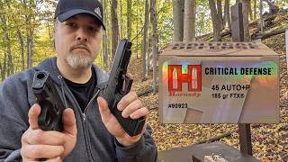 +P? Hornady Critical Defense .45 ACP+P Ballistic Test