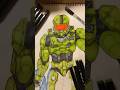 Progress of a #halo  #drawing #art #shorts #fypシ