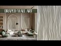 Draped wall art diy