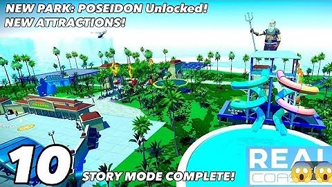 REAL COASTER: IDLE GAME | iOS | New | New Park: Poseidon Unlocked... @CygenGaming@DynamoGaming