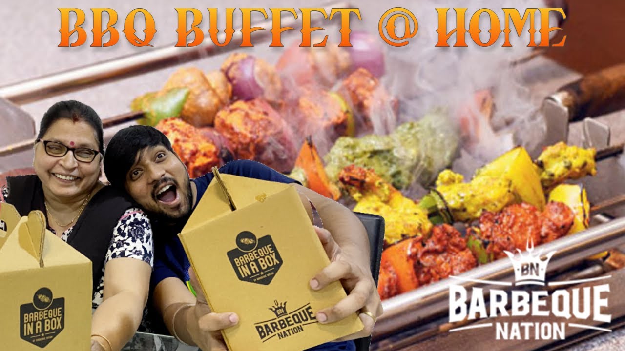 BBQ Buffet Box at Home 🤩 Pondicherry Barbeque Nation Buffet BBQ Box