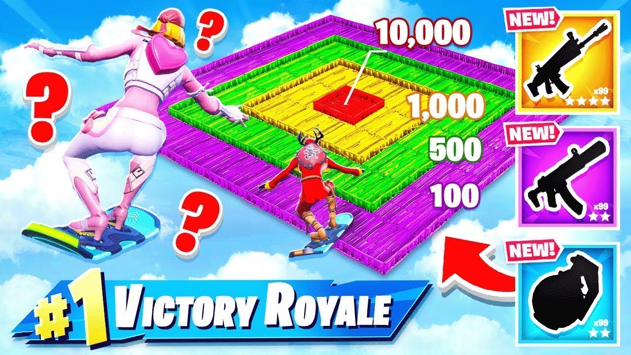 2 YOUTUBER vs 100 BOXFIGHT MINIGAMES in Fortnite