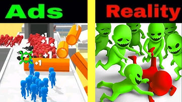 Ads Vs Reality In Z Escape ! Can It Be Same as it Show #zombiessurvivalgames#2021gamea