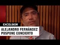 Alejandro Fernández pospone concierto por problema de salud; esto es lo que padece el cantante