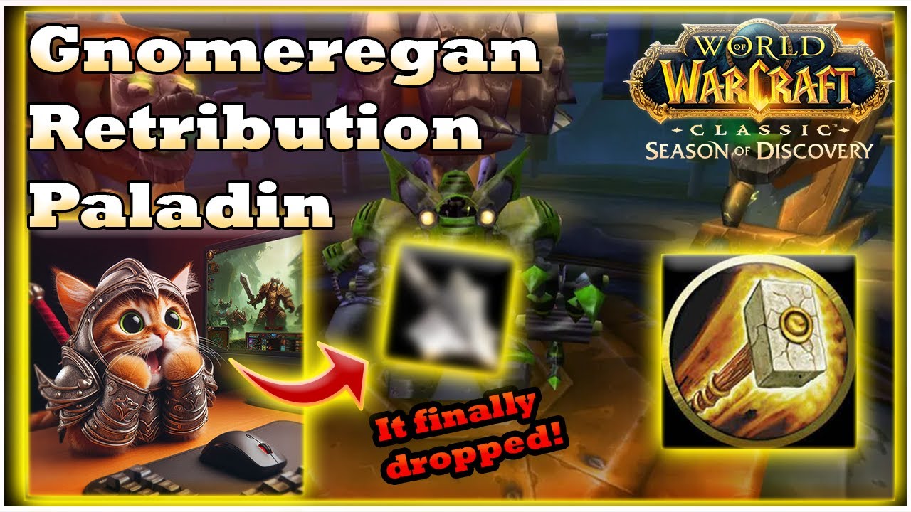 Gnomeregan Raid Ret Paladin Gameplay [WoW SoD Phase 2]