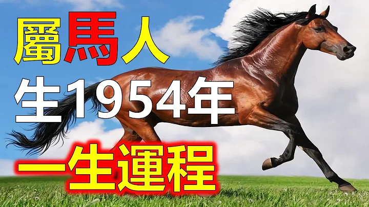 1954年的屬馬人，到了2024年的實際年齡是70歲，甲午馬被稱為雲中之馬，屬馬人雖然交友廣泛，但在一生受貴人幫助有限，但屬馬人在險境時常會遇見貴人搭救，屬馬人關鍵救命時才遇貴人使屬馬人一生成就較小。 - 天天要聞