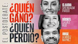 #Análisis ¬ #PostDebate ¬ Xóchitl, sin proyecto, sale al último debate cargada de aguas negras