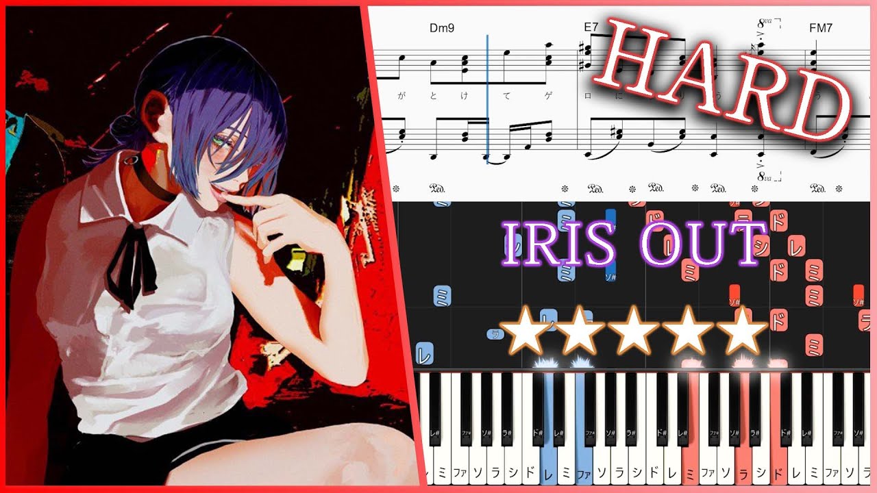Chainsaw Man - The Movie: Reze Arc/IRIS OUT - Hard Piano Tutorial + Sheets【Piano Arrangement】