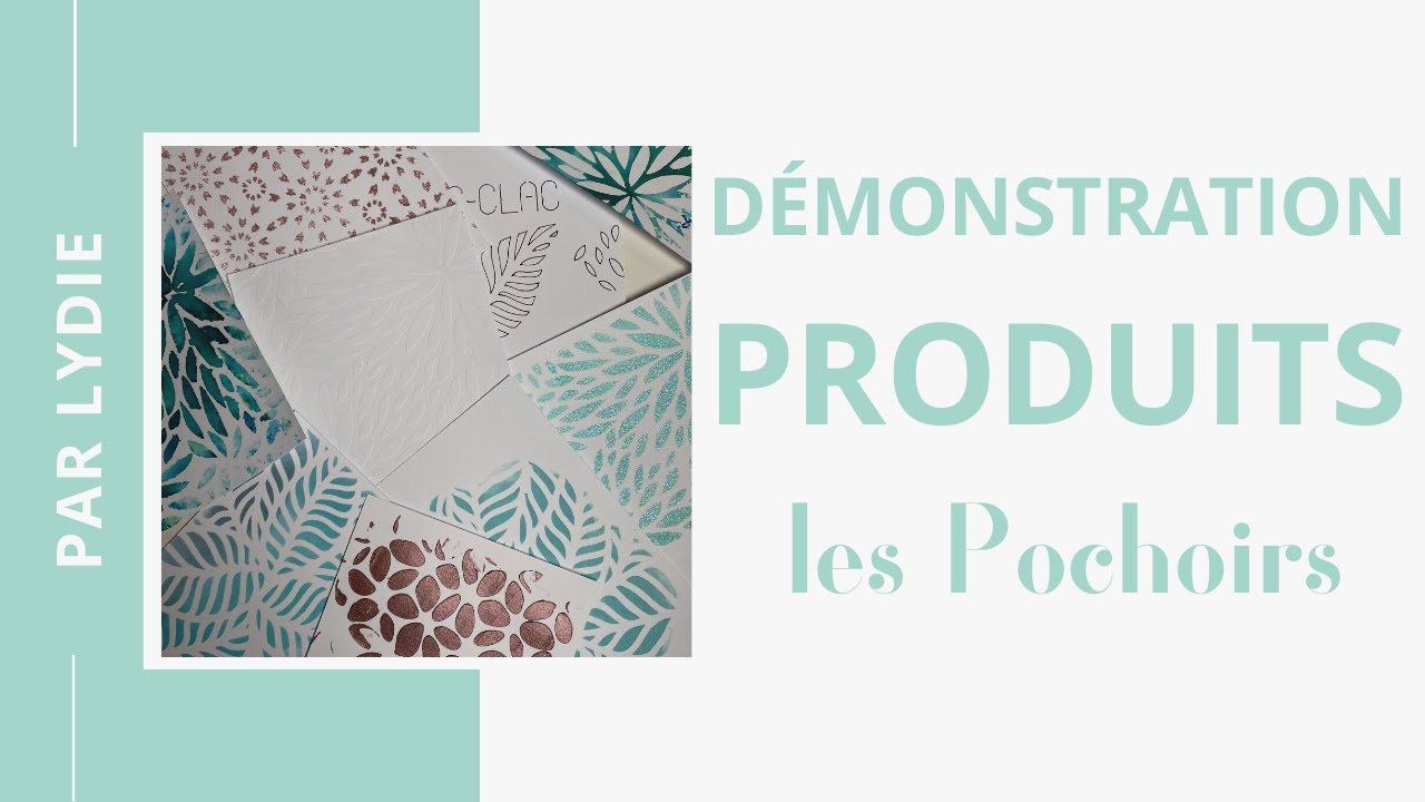 Lydie - Les différentes façons d'utiliser les pochoirs et les masques