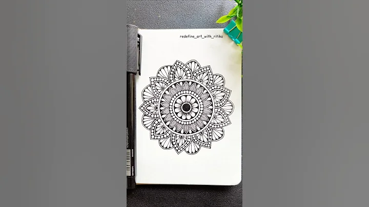 🌀 Mini Mandala Art Tutorial | Easy Step-by-Step Drawing for Beginners 🎨 #shorts #minimandala