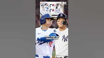Shohei Ohtani & Aaron Judge 1/1 #MLB MVP Topps Now Card… THIS IS INSANE 🤯 #SportsCards #Shorts