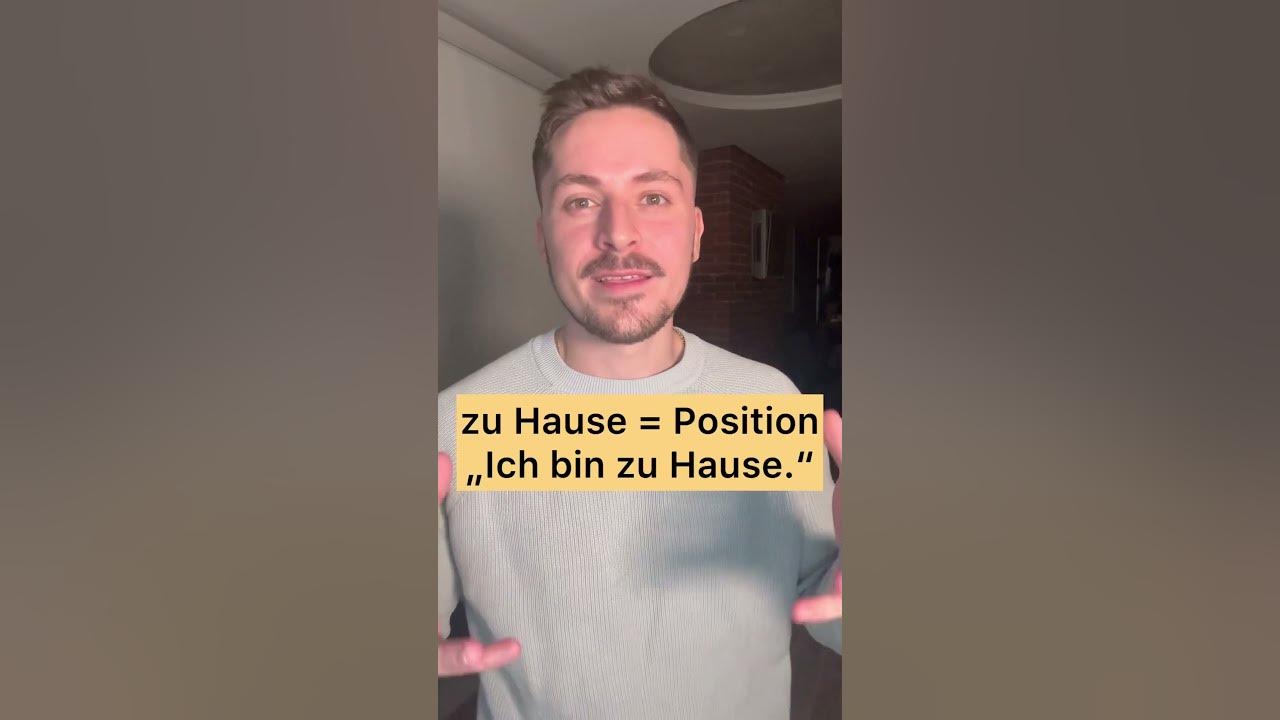 Ich gehe zu Hause. ? - YouTube