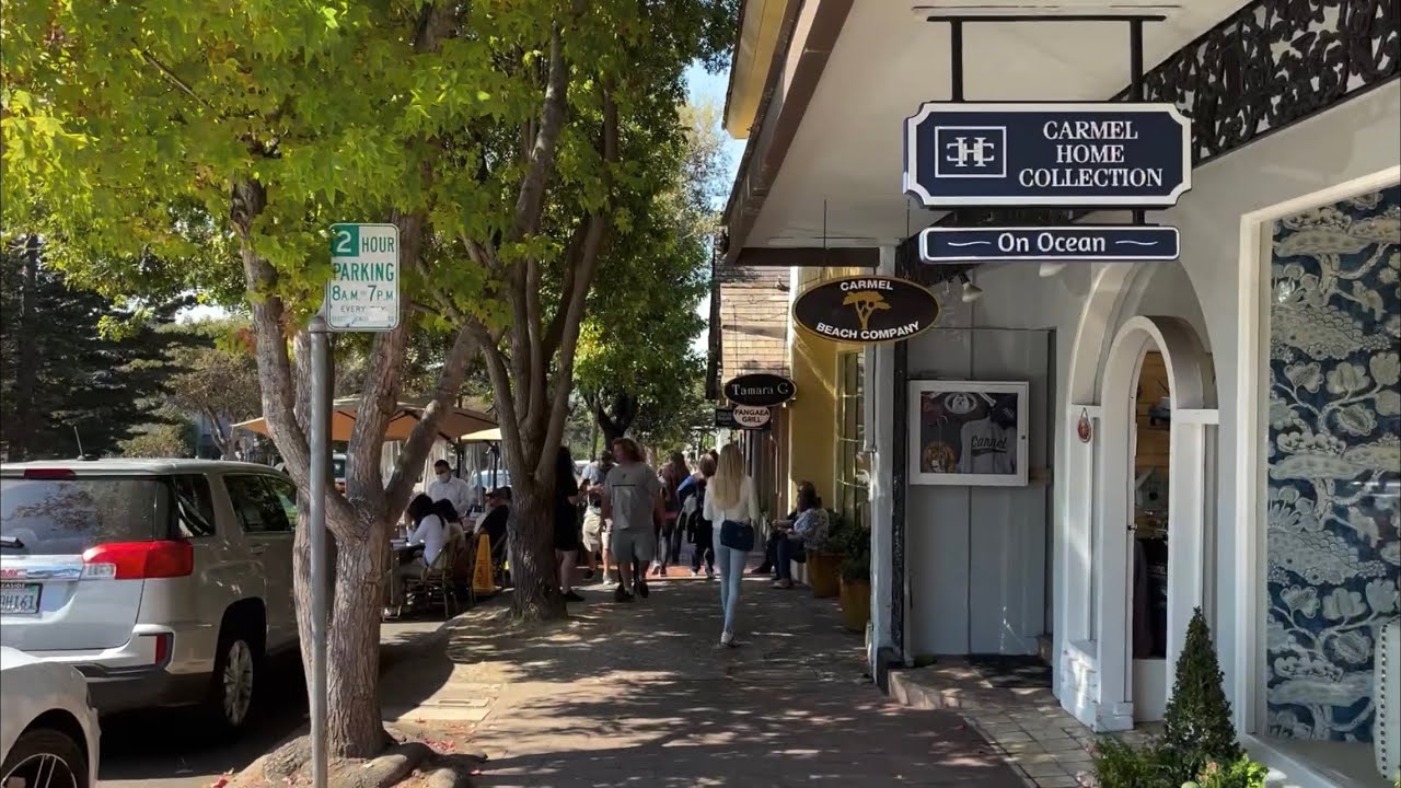 Ocean Avenue, Carmel California YouTube
