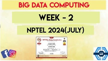 Big Data Computing | Week 2 Answers 2024 | NPTEL 2024 | SWAYAM 2024 (July)