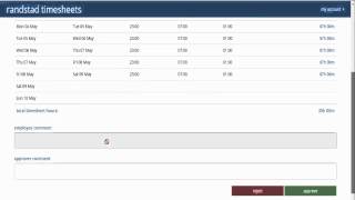 Approving Timesheets Tutorial