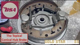 BSA Gold Star 250 SS (B25SS) - Front Wheel Rebuild