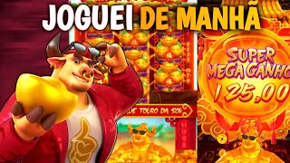 JOGUEI FORTUNE OX DE MANHÃ PRA VER O QUE ACONTECIA!! DEU BOM!??
