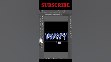 WAVY Text Effect | Logo Design | Adobe Illustrator CC #shorts #abaidgraphicstudio