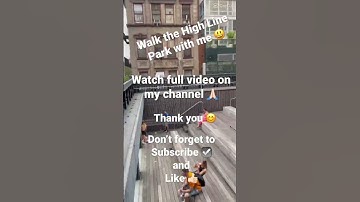 Thumbnail of Walk the High Line Park and Learn English with me 😊 #highline #nyc #learnenglish #aprendaingles