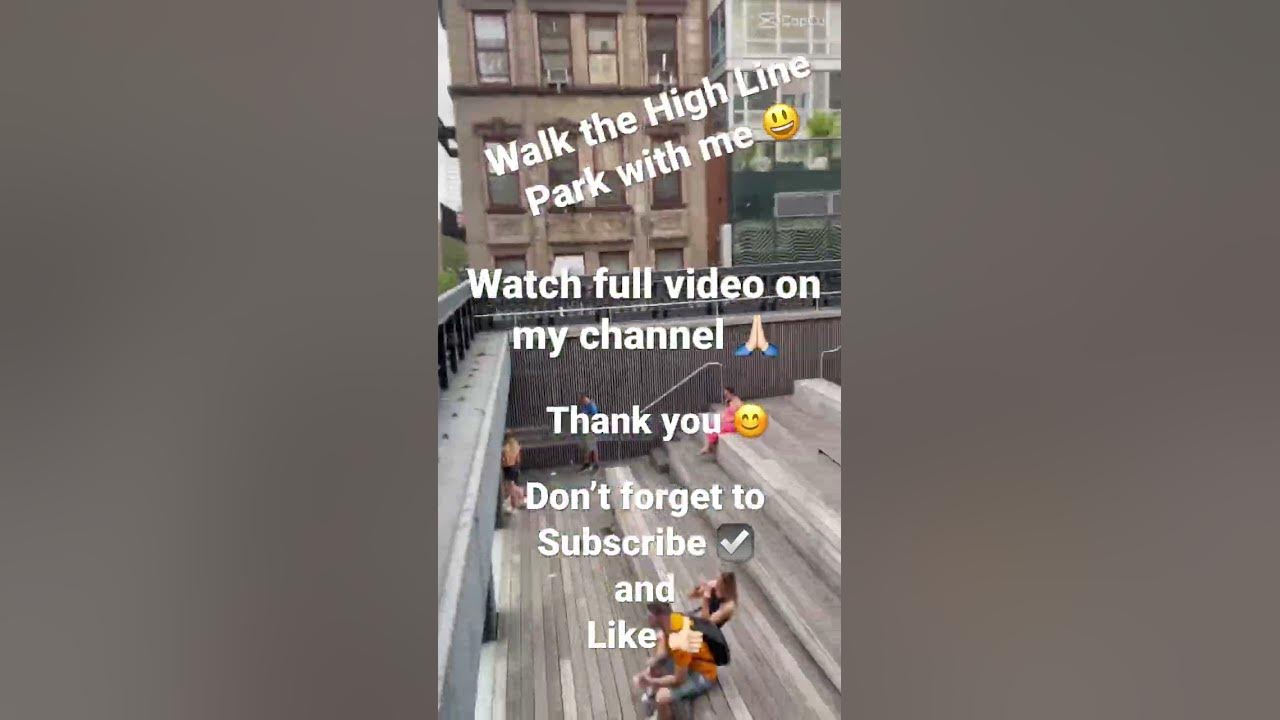 Walk the High Line Park and Learn English with me 😊 #highline #nyc #learnenglish #aprendaingles