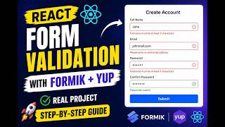 React Form Validation with Formik   Yup(Real project)How Redux Toolkit Works (in 20 minutes)